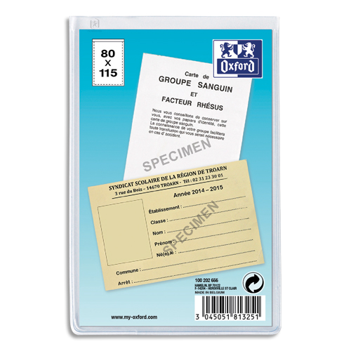 Etuis transparents