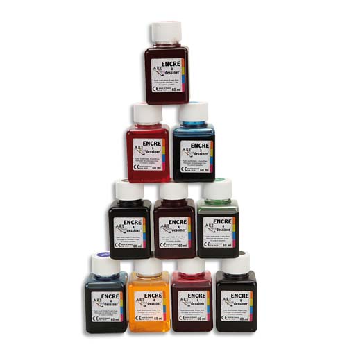 Encre et peinture