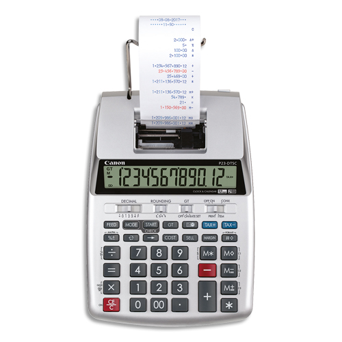 Calculatrices imprimantes portables