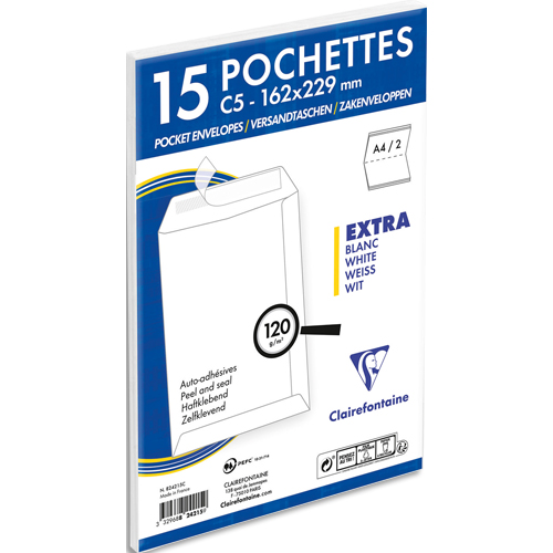 Pochette blanche 90g
